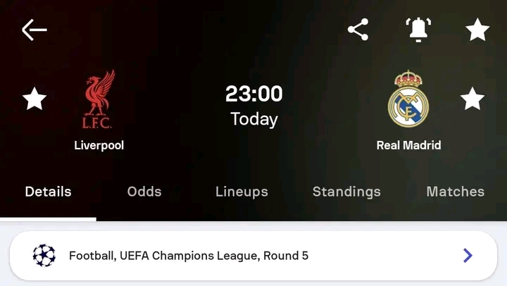 Today’s UEFA Champions League Fixtures